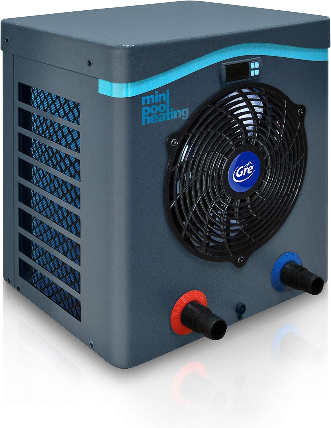 Gre, Heizpumpen, 40 m, Blau, Mini-Wärmepumpe bis 28°C ohne Bypass Aufstellpools ³