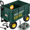 Gardebruk, Handwagen, 550 kg, Grün, Bollerwagen Belastbar