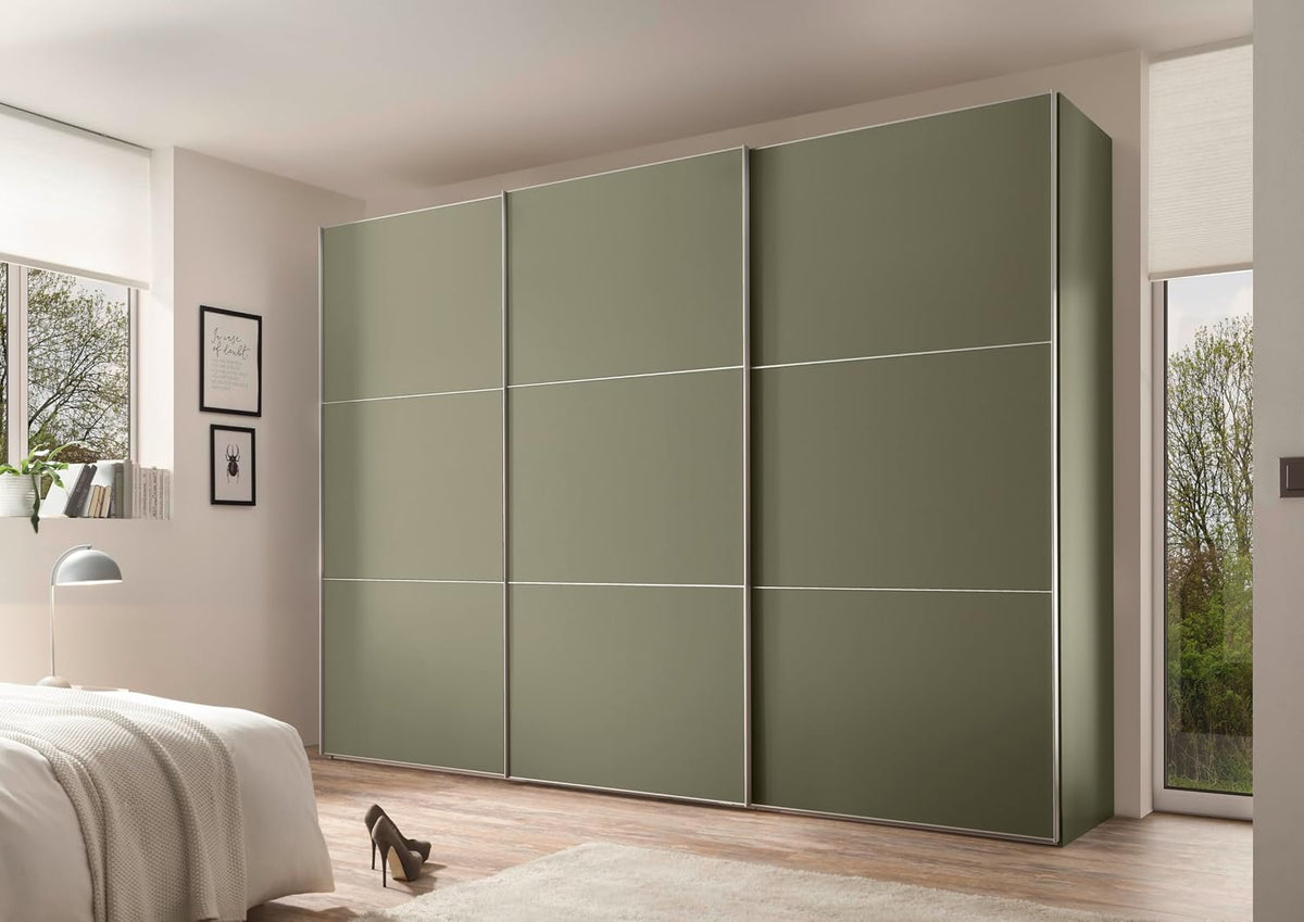 STAUD MEIN LIEBLINGSSCHRANK, Kleiderschrank, 222 cm, 298 cm, 68 cm, Gelb/Grau