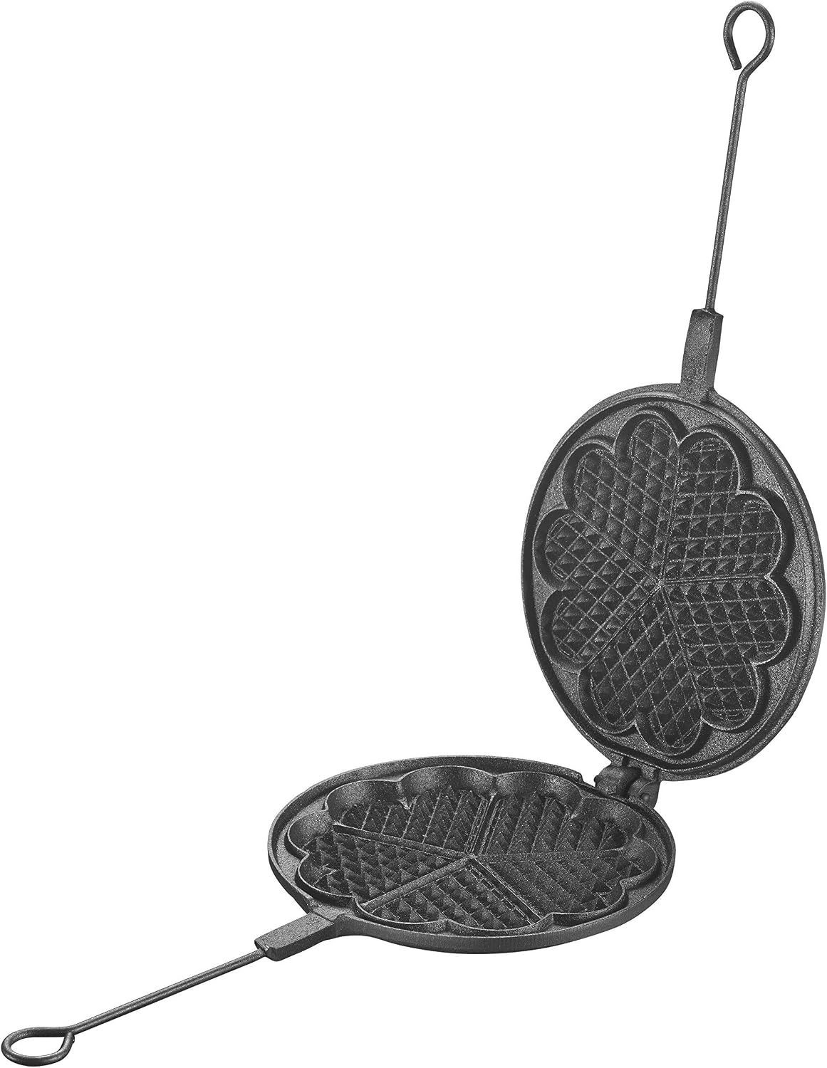 SKEPPSHULT, Waffeleisen, 21 cm, Grau, für herzförmige Waffeln - hergestellt aus Gusseisen in
