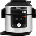 Ninja, Heissluftfritteuse, 7,5 L, Schwarz/Grau, Foodi MAX Multikocher mit Smart Deckel, 14-in-1 Multicooker, Pressure Cooker Schnellkochtopf
