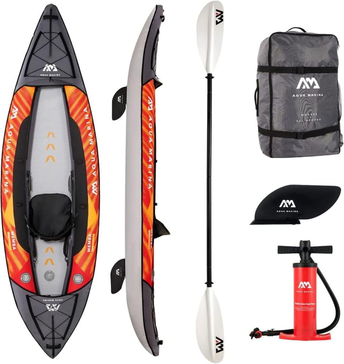 Aqua Marina, Boote, Grau, Memba Kajak