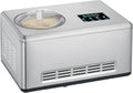 SEVERIN, Eismaschine, Grau/Weiss, 2-in-1 mit Joghurtfunktion, Kompressor Ice Cream Maker für Eis, Sorbet und Frozen Joghurt