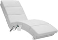 CASARIA, Relaxsessel, 186x89x55 cm, 180 kg, Weiss, ® Relaxliege XXL Massage Heizfunktion Ergonomisch