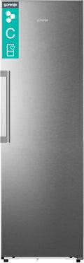 Gorenje, Kühlschrank, 59,5×185,6×60 cm, 312 Liter, 185 cm, Grau, FNC618C6XWF Gefrierschrank, SmartFit, Höhe, AdaptTech