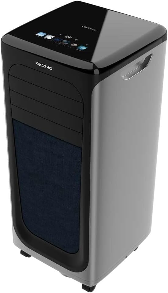 Cecotec, Mobiles Klimagerät, 20 m, 20 L, Schwarz/Grau, Mobile Klimageräte ForceClima 7900 SmartTouch. 7000 BTU