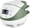 Yum Asia, Reiskocher, 0,63 Liter, 240 V, Weiss, Panda Mini- mit Ninja-Keramikschüssel und Advanced Fuzzy, 5 Tassen