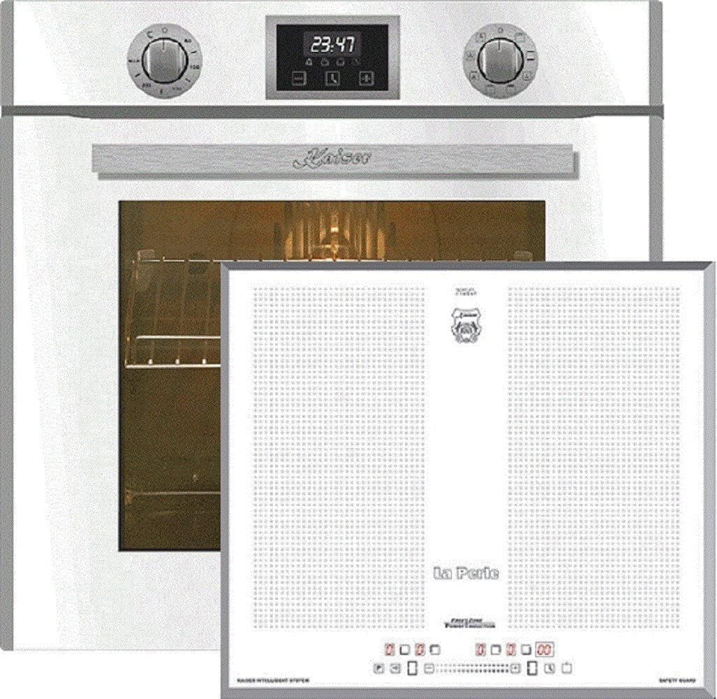 Kaiser, Backofen, 6326 W, 60 cm, 79 L, Weiss, Set EH +KCT 67 FIW, Einbau Elektro, Autark, 10 Funktionen+Induktionskochfeld