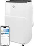 Suntec Wellness, Mobiles Klimagerät, Weiss, Coolfixx 14000 BTU APP, Klimaanlage mobil und leise mit Smart App Steuerung