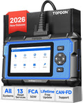 TOPDON, OBD-II Diagnosewerkzeuge, Grau/Weiss, AD600Elite Vollständiges diagnosegerät Auto, 13 Servicefunktionen