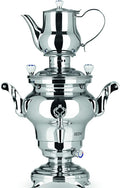 BEEM, Teemaschinen, 53 x 34 x 25 cm, 3 Liter, Silber, 06127 Samowar Odessa III, Edelstahl, traditionelle Teezubereitung