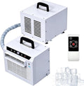 Atwynd, Split-Klimaanlage, 1 m, Weiss/Grau, Split Klimagerät, tragbar, 3000 BTU, mit 12 Stunden Timer, Touchscreen und Fernbedienung