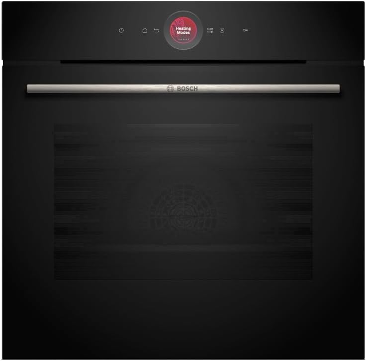 Bosch, Backofen, 60 x 60 cm, Schwarz, HBG7721B2, Serie 8 Smarter Einbau-, Made in Germany, Pyrolyse & Hydrolyse Selbstreinigung