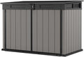 Keter, Mülltonnenbox, 190,5 x 132 x 109 cm, 2020 l, 240 l, 360 l, Grau, box Premier Jumbo, Fassungsvermögen, Aussenmasse (BxHxT)