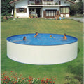 HANSEATIC, Stahlrahmenpool, 450 cm, 90 cm, 3 m, Weiss, Set (5-tlg.): »Rundpool inkl. Sandfilteranlage ³ / h« (in 6