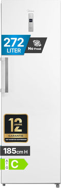 Midea, Kühlschrank, 272 L, Weiss, 2-in-1 Gefrierschrank &, Umschaltbar, Freistehend