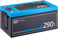 ECTIVE, Autobatterien, 290Ah, 12 V, Grau/Blau, GEL DC290S, VRLA Solarbatterie für Boote, Wohnmobil
