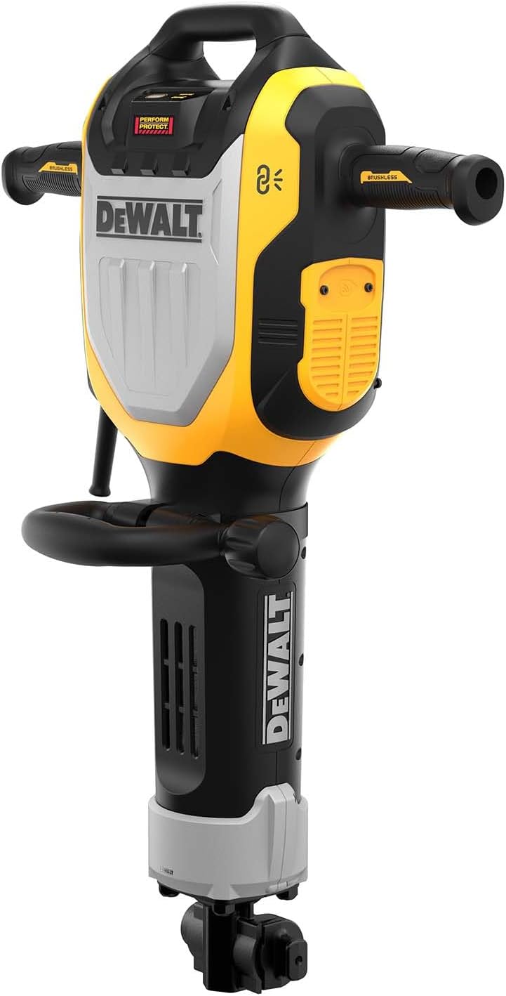 DEWALT, Bohrhämmer, 1800 W, Grau/Schwarz, Meisselhammer D25966-QS 41J Abbruchhammer Stemmhammer