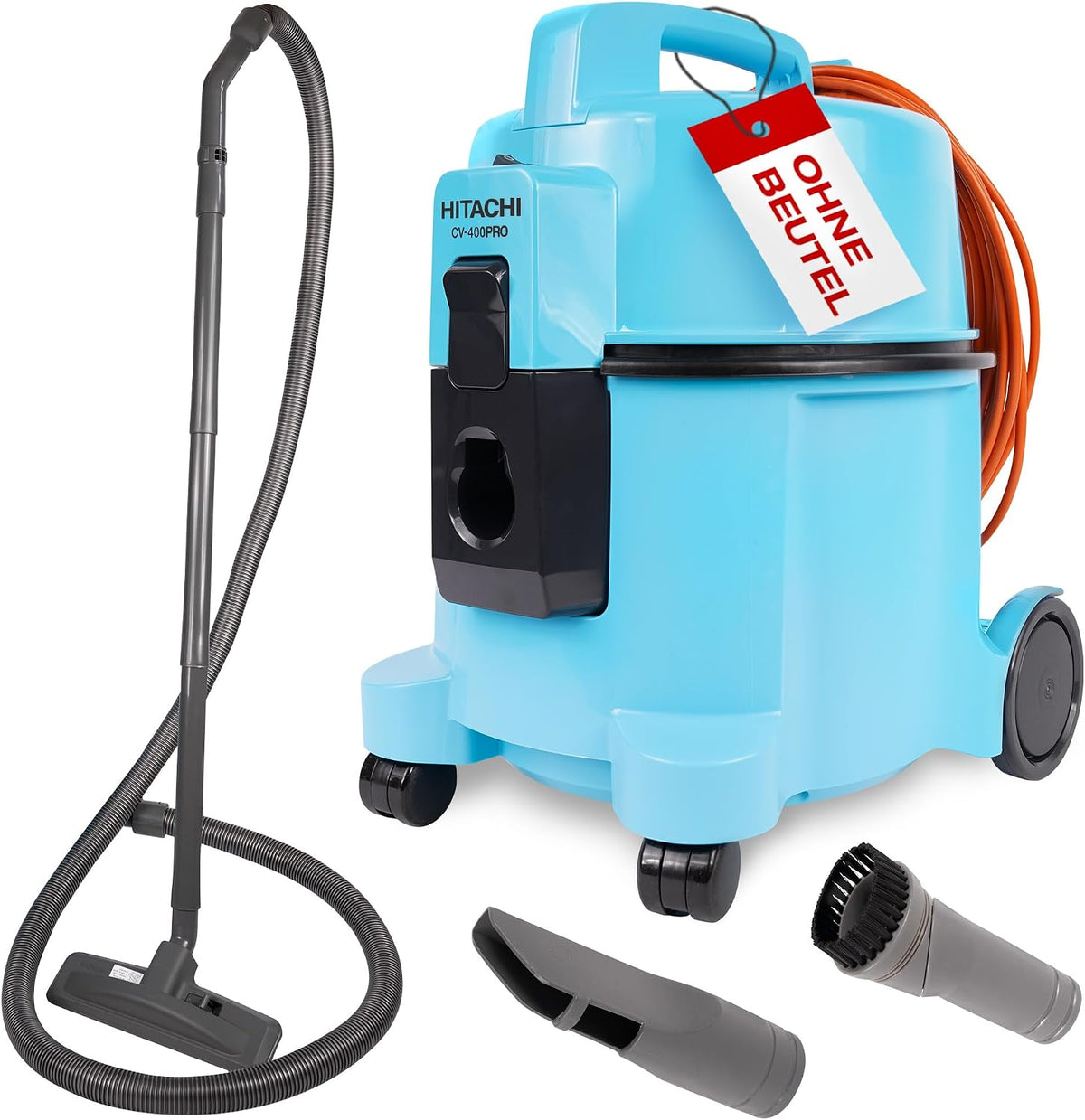 G.I.V. - Reinigungstechnik, Staubsauger, 7,5 L, 880 W, 74 dB, 13 m, Hellblau