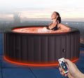 Miweba, Whirlpool-Badewannen, 204x70 cm, Weiss, Whirlpool MSpa Aurora aufblasbar, 6 Personen Spa