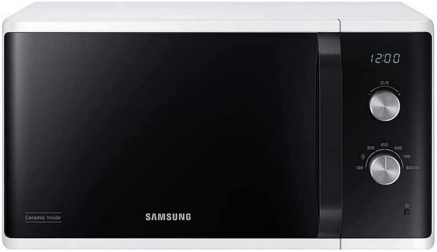 Samsung, Solo-Mikrowellen, 800 W, 23 L, 9 cm, Weiss, MW3500 Mikrowelle MS23K3614AW / EG / / Garraum / 48