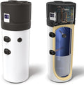 G2 Energy Systems, Warmwasserspeicher, 200 Liter, Grau/Weiss, Luft-Wasser Wärmepumpe für Brauchwasser