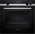 Siemens, Backofen, 60 x 60 cm, Schwarz, iQ500 Smarter Einbau- Edelstahl HR578GFS7F