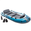 Intex, Boote, 600 kg, Grau/Blau, Excursion 5' Schlauchboot aufblasbar für 5 Personen bis