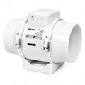 Airflow, Ventilatoren, 125 mm, 280 m, Weiss, AV125T Inline-Rohrventilator mit Timer, ³ / h