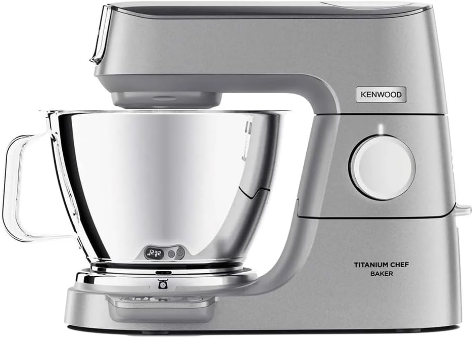 Kenwood, Universalküchenmaschinen, 1200 W, 3,5 l, Silber, Titanium Chef Baker - Küchenmaschine 5 l+ Schüsseln