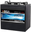 Unbekannt, Autobatterien, 225Ah, 6 V, Grau/Schwarz, Batterie Traktion Antrieb Stapler Hubwagen Hebebühne
