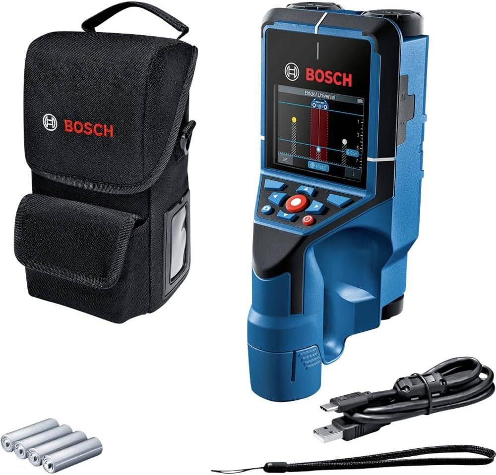 Bosch Professional, Ortungs- & Prüfgeräte, Schwarz/Grau, Leitungssuchgerät D-tect 200 C