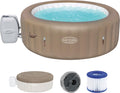 Bestway, Aufblasbare Pools, 196 x 71 cm, Taupe, ® LAY-Z-SPA® Whirlpool Palm Springs AirJet™ für 6 Personen