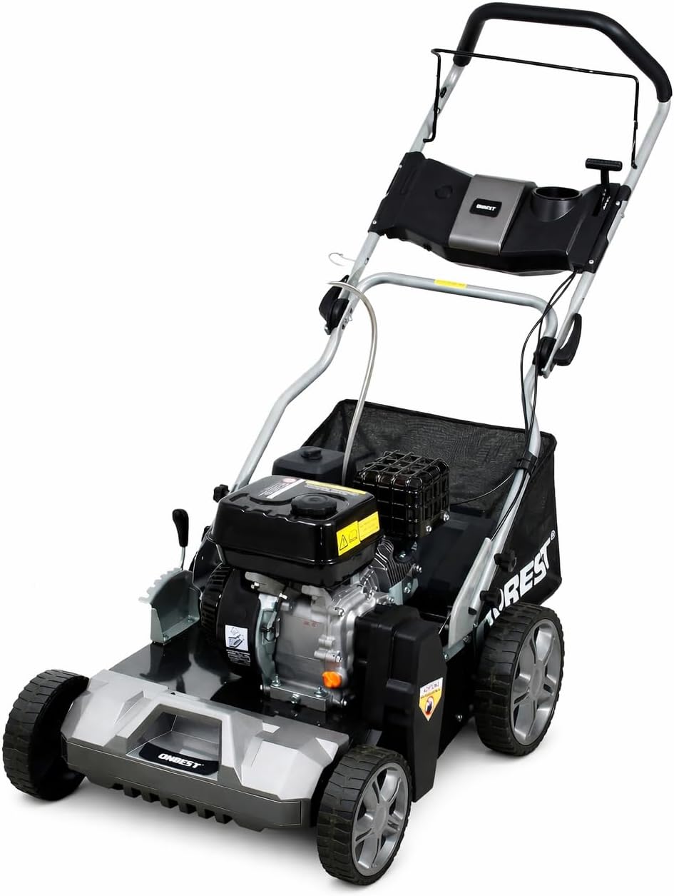 Onbest, Vertikutierer, 4,5 kW, 440 mm, Grau/Schwarz, Benzin 6, 12 PS